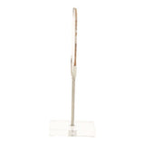 Elegant Orsina Agate Sculpture on a sleek stand, showcasing natural patterns and textures