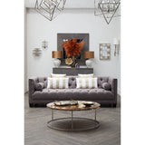 Orsina Agate Tray on a stylish coffee table in a modern living room setting