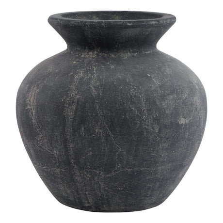 Grey Amalfi Vase by Shades 4 Seasons GREY CERAMIC Shades 4 Seasons