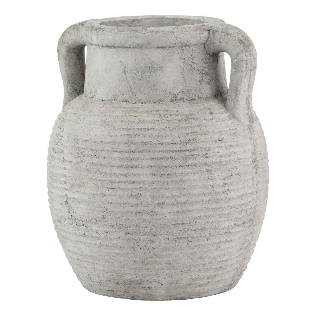 Shades 4 Seasons Athena Stone Amphora Pot WHITE CERAMIC Shades 4 Seasons
