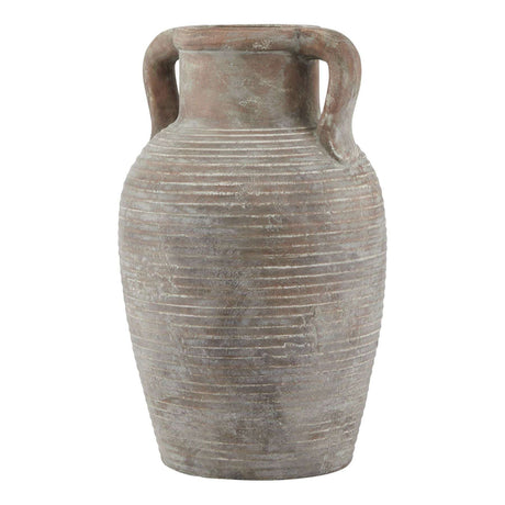 Siena Large Brown Amphora Pot for Stylish Home Decor BROWN CERAMIC Shades 4 Seasons