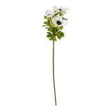 Shades 4 Seasons Anemone Spray for Stylish Decor WHITE PLASTIC Shades 4 Seasons