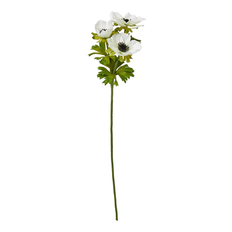 Shades 4 Seasons Anemone Spray for Stylish Decor WHITE PLASTIC Shades 4 Seasons