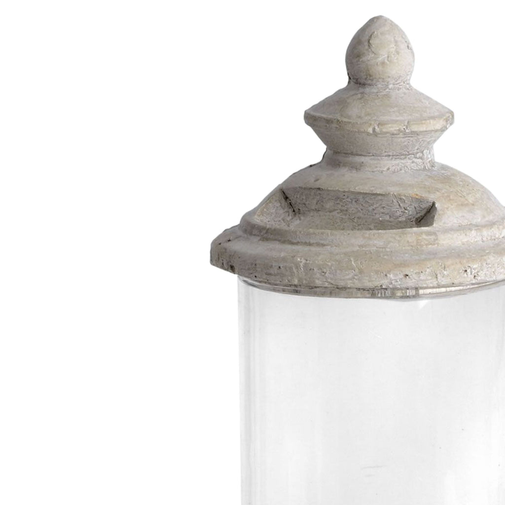 Shades 4 Seasons Glass Candle Holder with Vintage Style Shades 4 Seasons