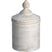 Shades 4 Seasons Antique White Cannister with Lid WHITE STONE Shades 4 Seasons