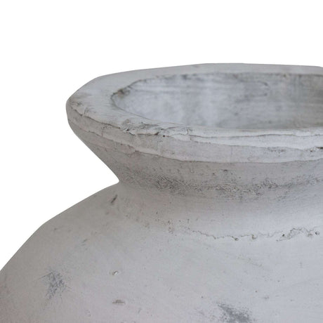 Shades 4 Seasons Antique White Vase with Rustic Charm Shades 4 Seasons