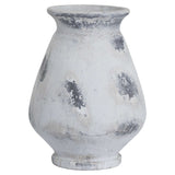Shades 4 Seasons Antique White Vase for Christmas Decor STONE CERAMIC Shades 4 Seasons
