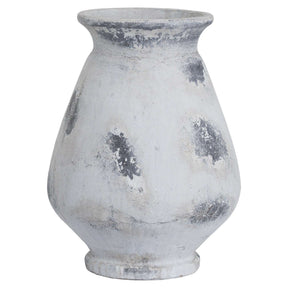 Shades 4 Seasons Antique White Vase for Christmas Decor STONE CERAMIC Shades 4 Seasons