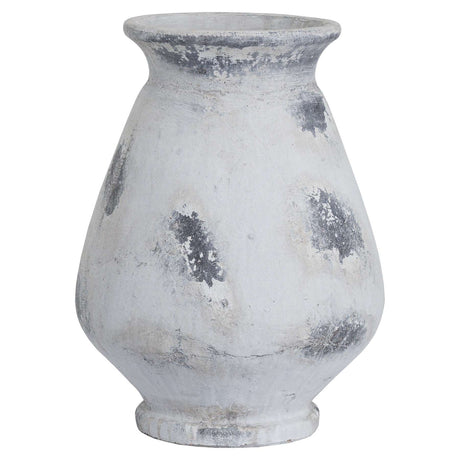 Shades 4 Seasons Antique White Vase for Christmas Decor STONE CERAMIC Shades 4 Seasons