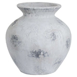 Shades 4 Seasons Antique White Vase – Rustic Decor STONE CERAMIC Shades 4 Seasons