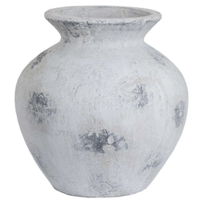 Shades 4 Seasons Antique White Vase – Rustic Decor STONE CERAMIC Shades 4 Seasons