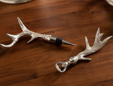 Orsina Unique Antler Bottle Opener & Stopper Set Orsina