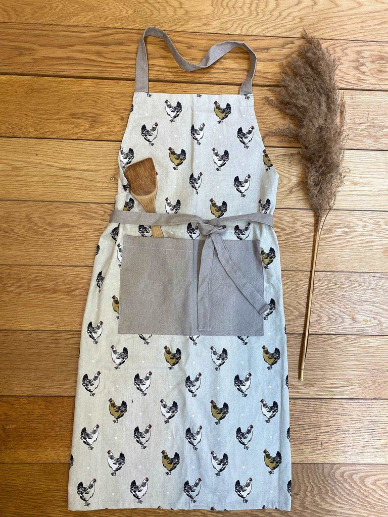 Apron With A Chicken Print Design Geko Products