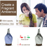 Aroma Atomiser - Glass Abstract Grey USB AW-Dropship