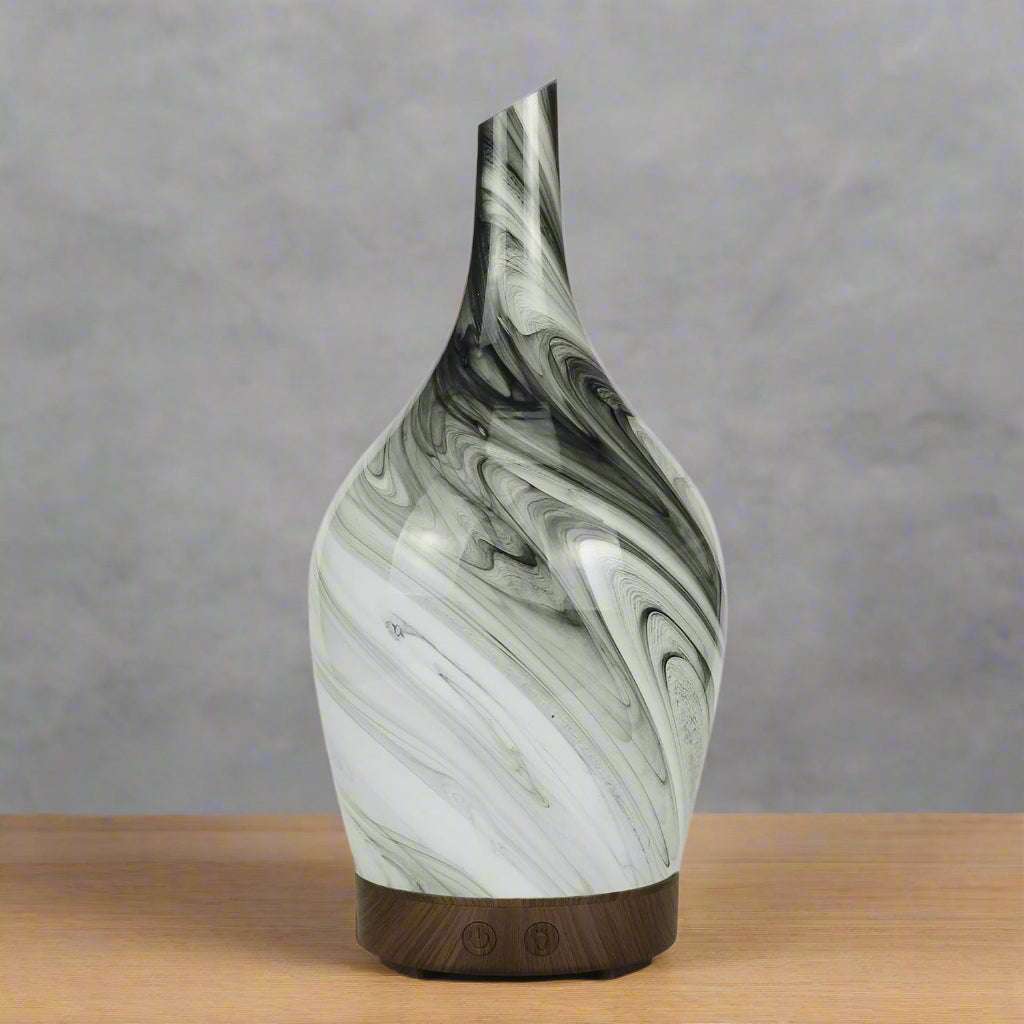 Aroma Atomiser - Glass Abstract Grey USB AW-Dropship