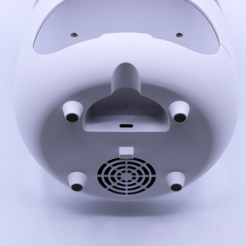 Salt Stone Flame Effect Aroma Diffuser - White USB - Colour Change and Timer AW-Dropship