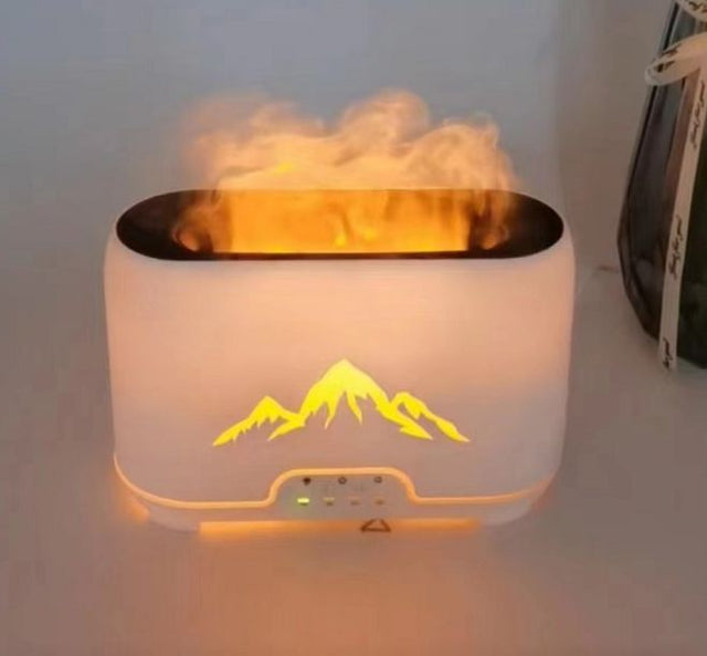 Himalayas Aroma Diffuser - USB-C - Remote control - Flame Effect AW-Dropship