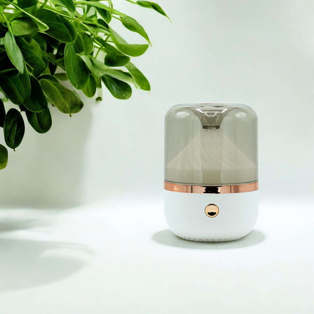 Urban Aroma Diffuser White & Bronze- USB - Colour Change AW-Dropship