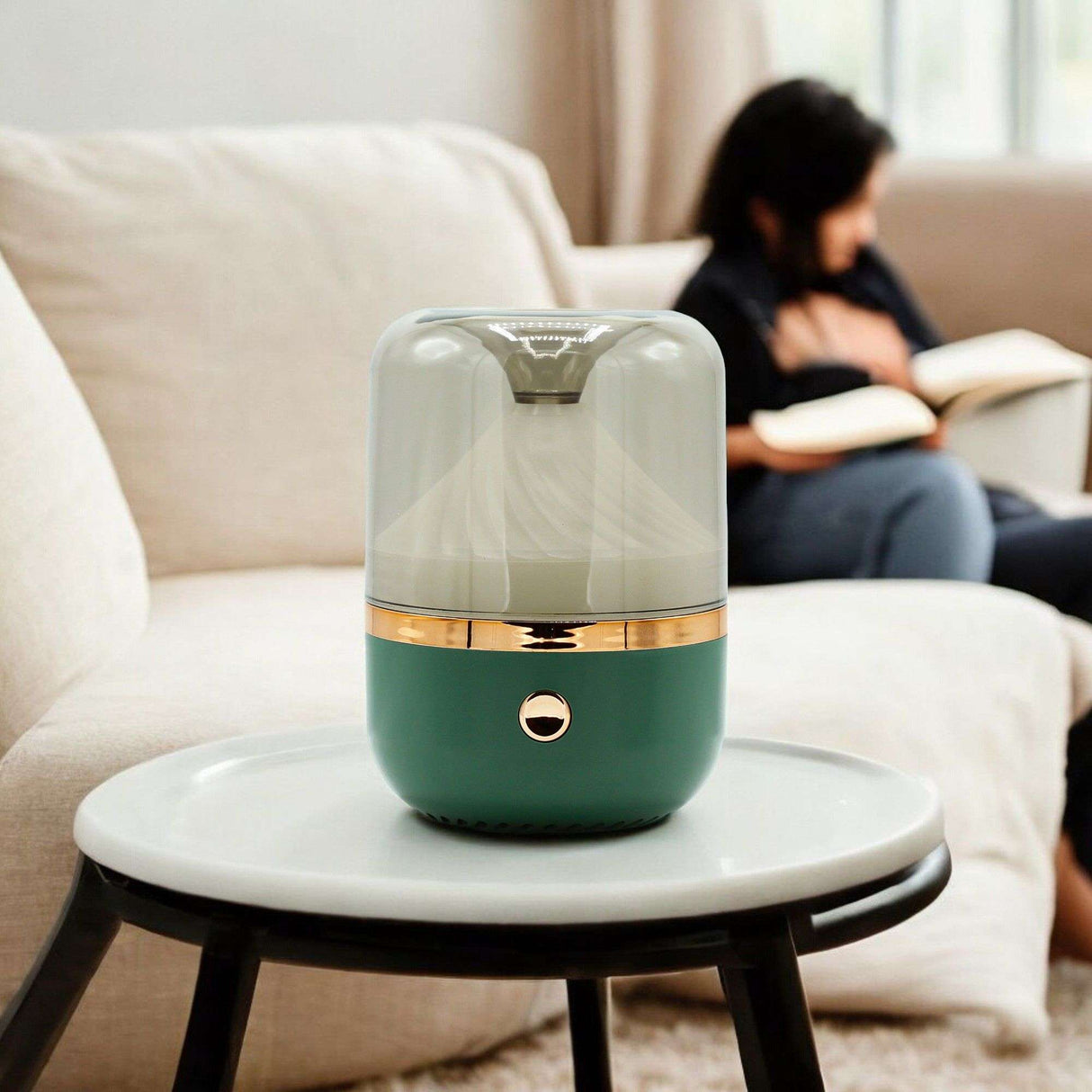 Urban Aroma Diffuser Green & Bronze - USB - Colour Change AW-Dropship