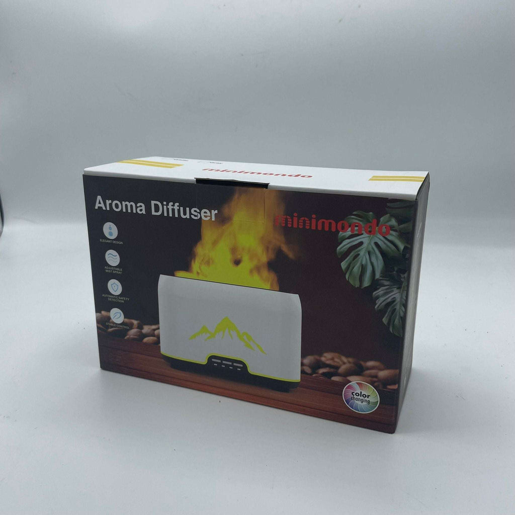 Himalayas Aroma Diffuser - USB-C - Remote control - Flame Effect AW-Dropship