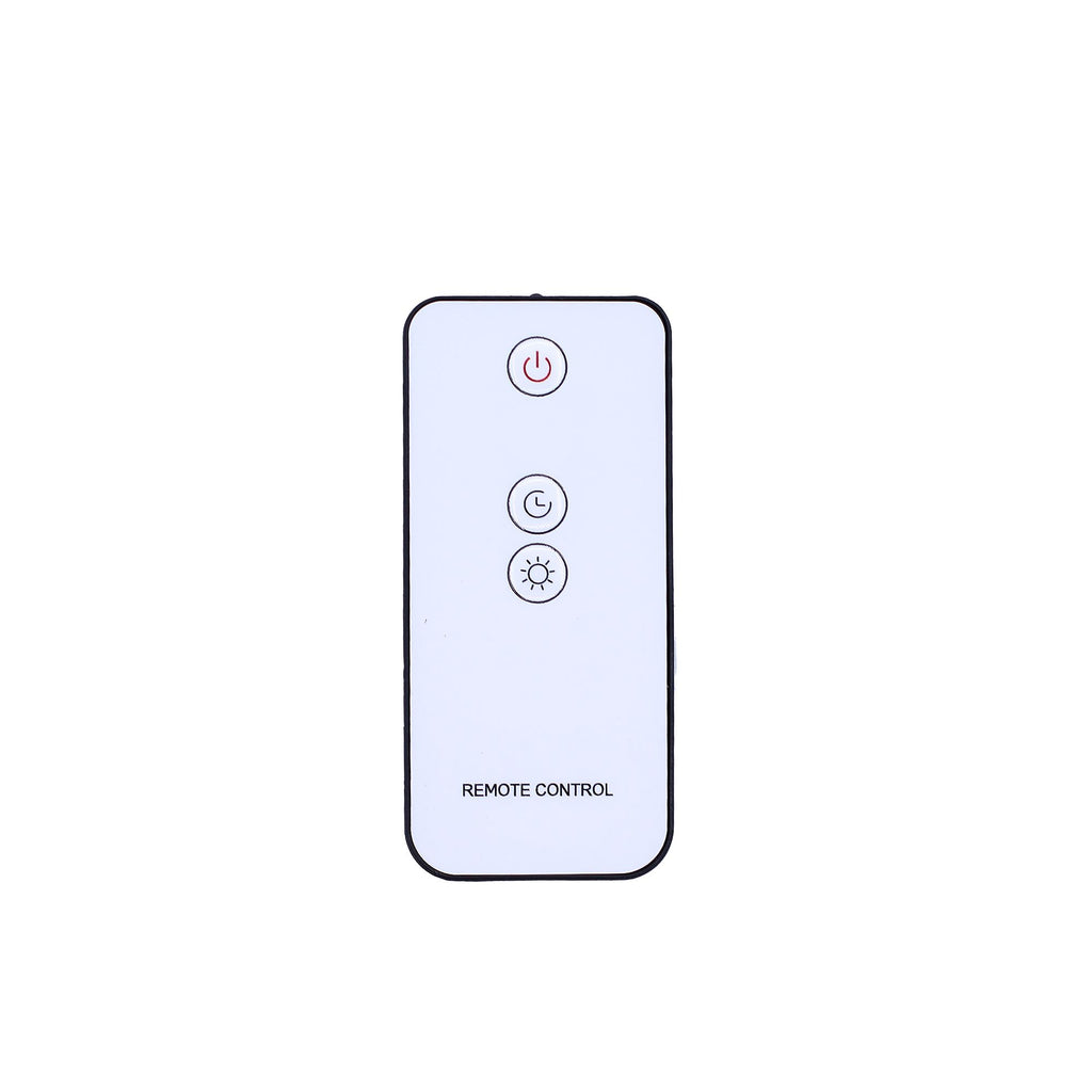 Salt Stone Flame Effect Aroma Diffuser - White USB - Colour Change and Timer AW-Dropship