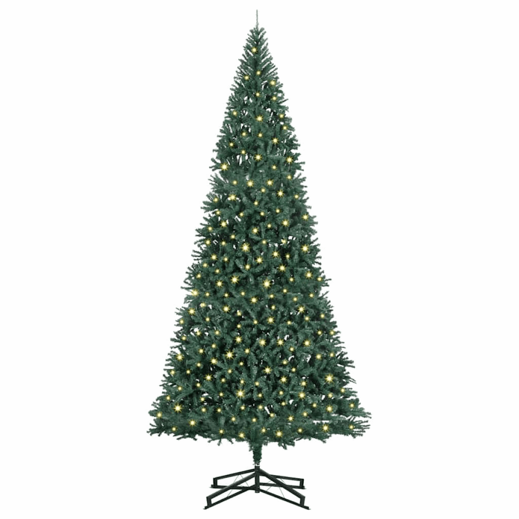 vidaXL Artificial Christmas Tree with Decorative String Lights Green vidaXL