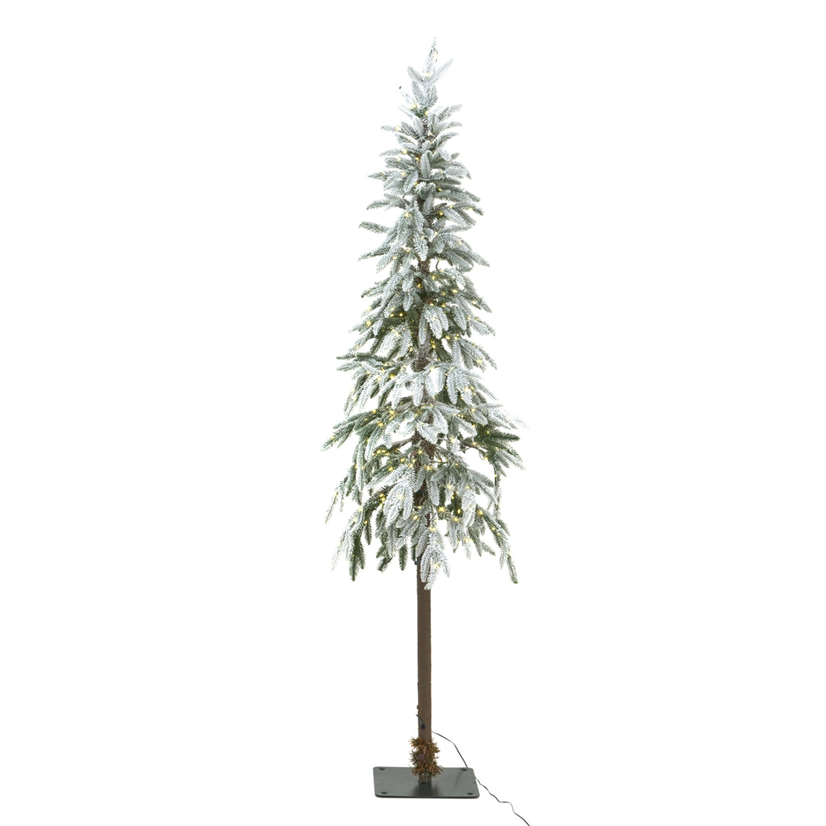 Shades 4 Seasons Snowy Christmas Tree with Warm White Lights for Holiday Decor