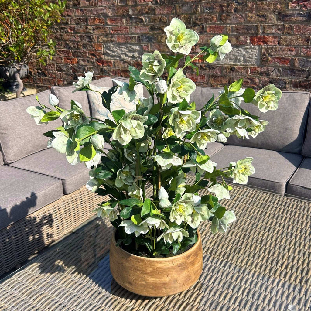 Shades 4 Seasons Green Hellebore Artificial Flower Arrangement Shades 4 Seasons
