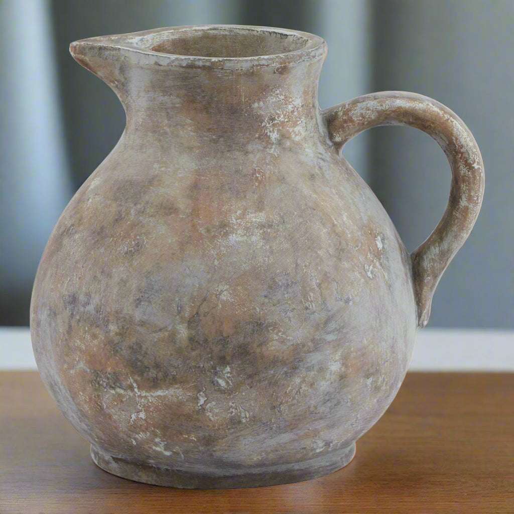 Shades 4 Seasons Rustic Amphora Pot - Handcrafted Terracotta BROWN CERAMIC Shades 4 Seasons