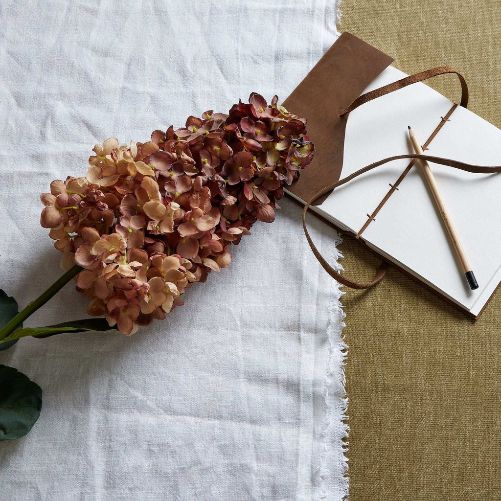 Shades 4 Seasons Spear Hydrangea Artificial Single Stem BURGUNDY PLASTIC Shades 4 Seasons