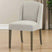 Shades 4 Seasons Grey Upholstered Dining Chair - Oak Legs GREY WOOD Shades 4 Seasons