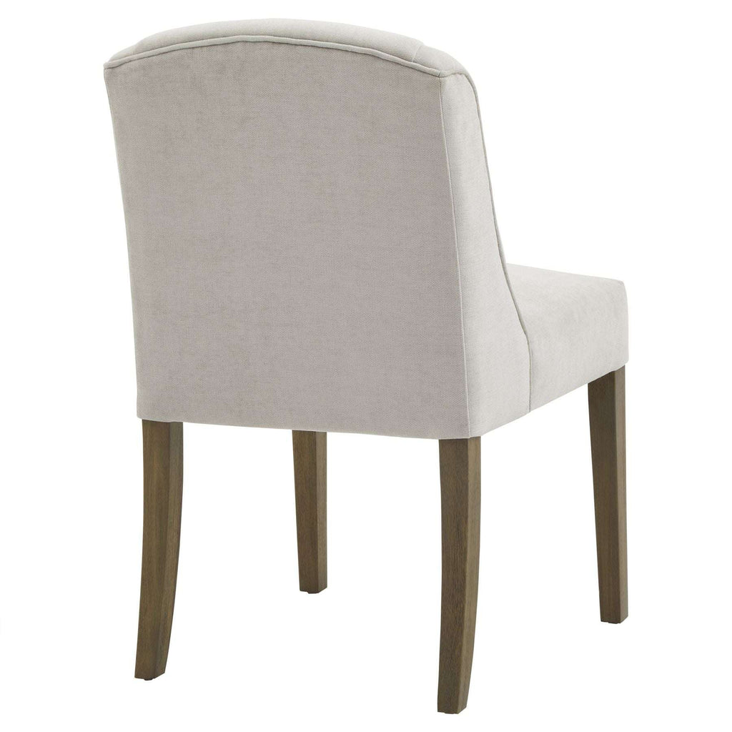 Shades 4 Seasons Grey Upholstered Dining Chair - Oak Legs Shades 4 Seasons