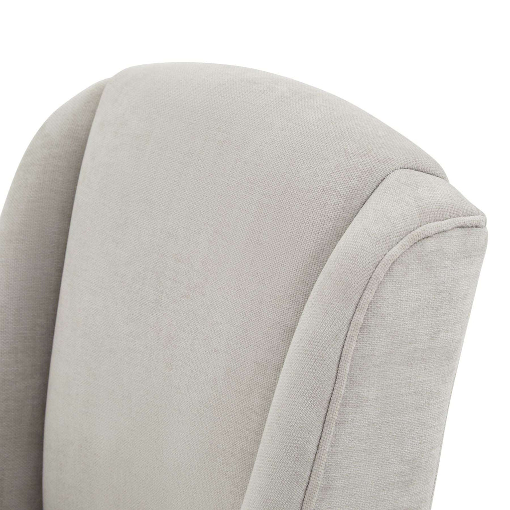 Shades 4 Seasons Grey Upholstered Dining Chair - Oak Legs Shades 4 Seasons