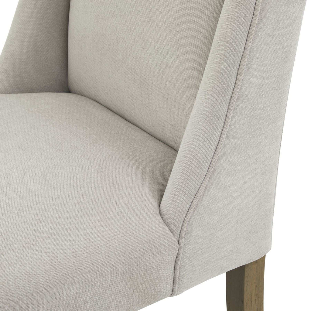 Shades 4 Seasons Grey Upholstered Dining Chair - Oak Legs Shades 4 Seasons