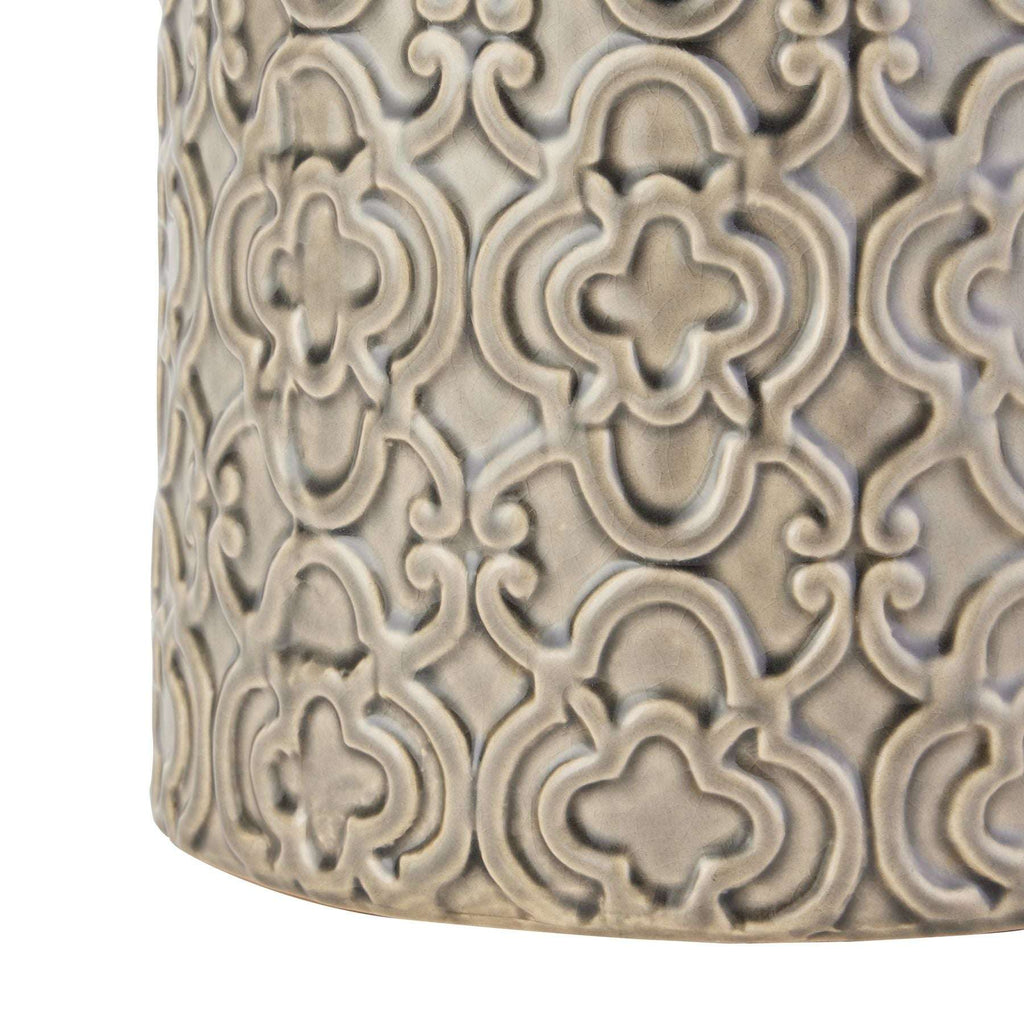 Seville Collection Large Grey Marrakesh Urn Shades 4 Seasons
