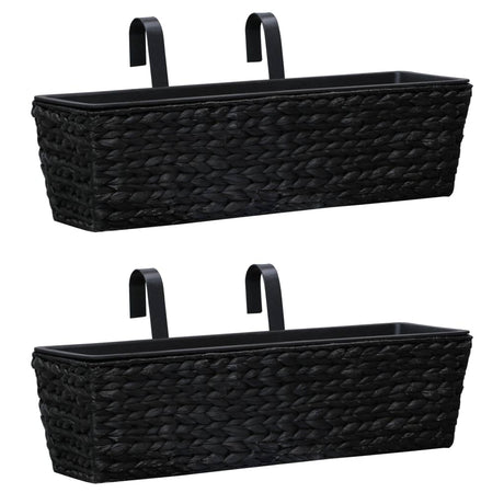 vidaXL Water Hyacinth Planters 2 pcs vidaXL