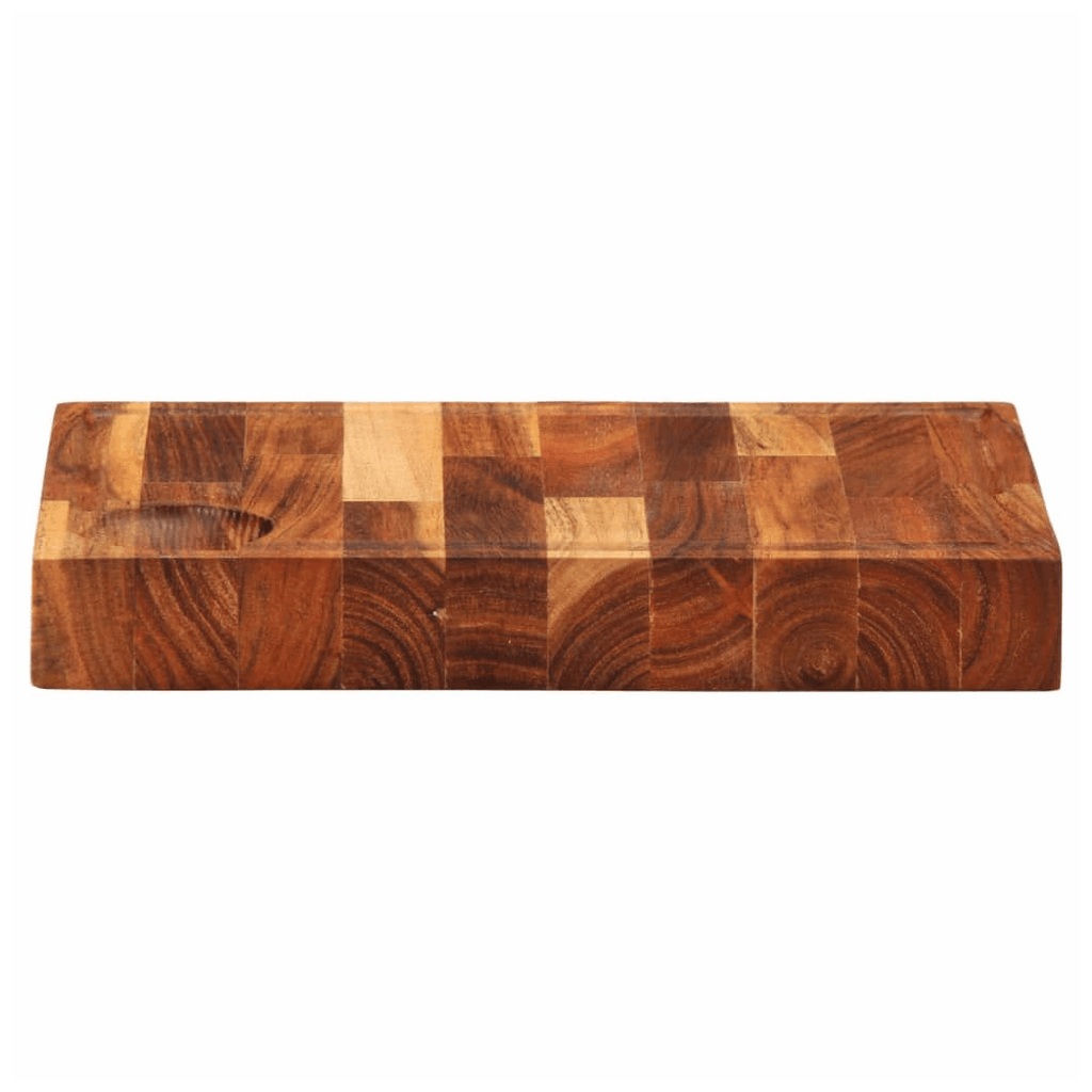 vidaXL Solid Acacia Wood Chopping Board 30x21x4 cm vidaXL