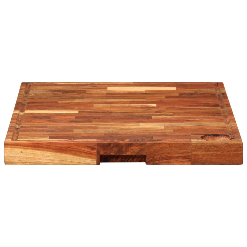 vidaXL Solid Acacia Wood Chopping Board 30x21x4 cm vidaXL