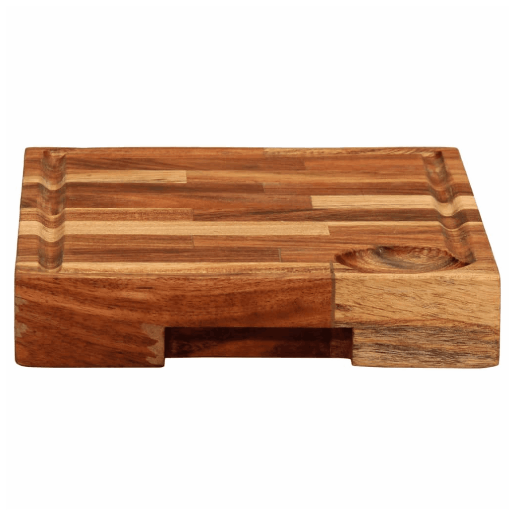 vidaXL Solid Acacia Wood Chopping Board 30x21x4 cm vidaXL