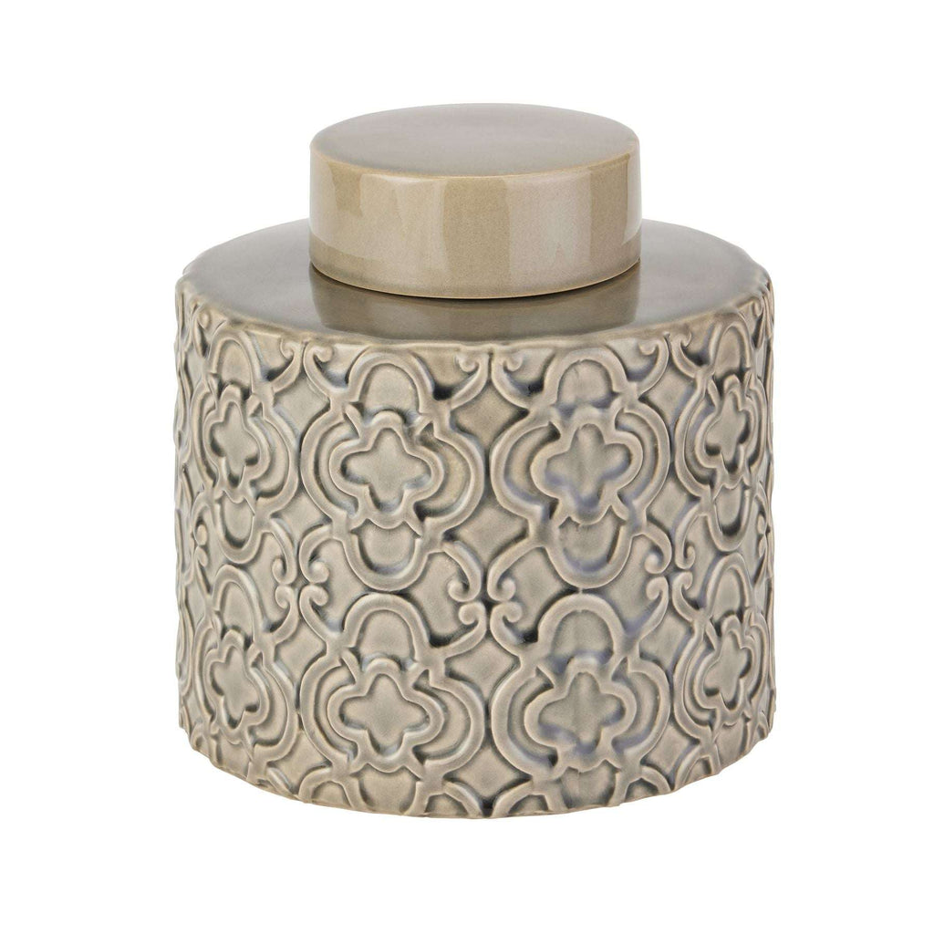 Seville Collection Grey Marrakesh Urn CERAMIC Shades 4 Seasons