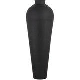 Matt Black Large Hammered Vase With Lid Shades 4 Seasons