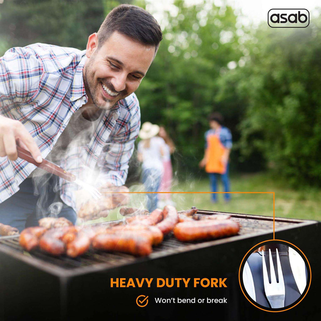 Unbranded 7-Piece BBQ Tools Set - Apron Bag & Mitt Unbranded