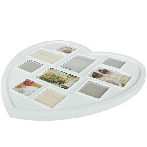 Heart Photo Frame - Multi-Opening Wall Decor Unbranded