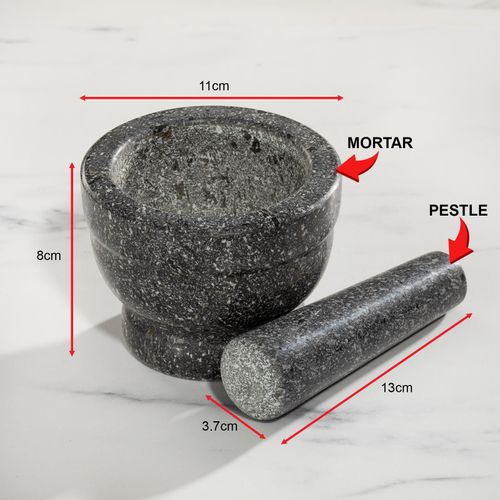 Granite Pestle And Mortar for Kitchen Decor Unbranded