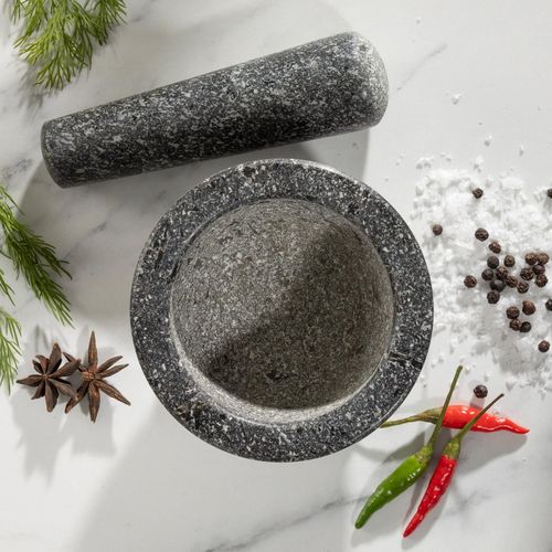 Granite Pestle And Mortar for Kitchen Decor Unbranded