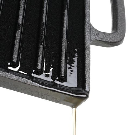 Non-Stick 16" Cast Iron Reversible Griddle Plate Unbranded