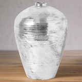 Shades 4 Seasons Silver Astral Vase - Stylish Home Decor SILVER CERAMIC Shades 4 Seasons