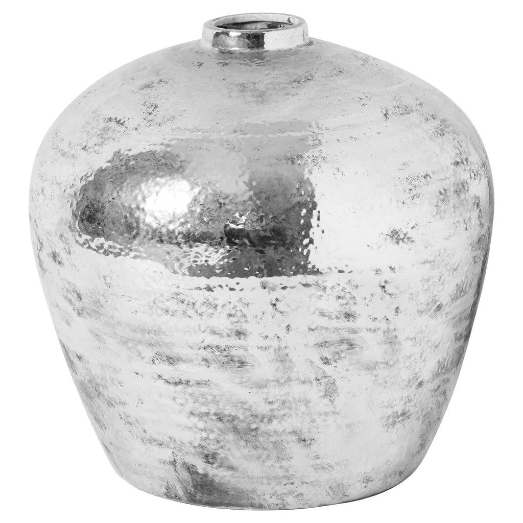 Shades 4 Seasons Astral Vase Silver Decorative Vase SILVER CERAMIC Shades 4 Seasons