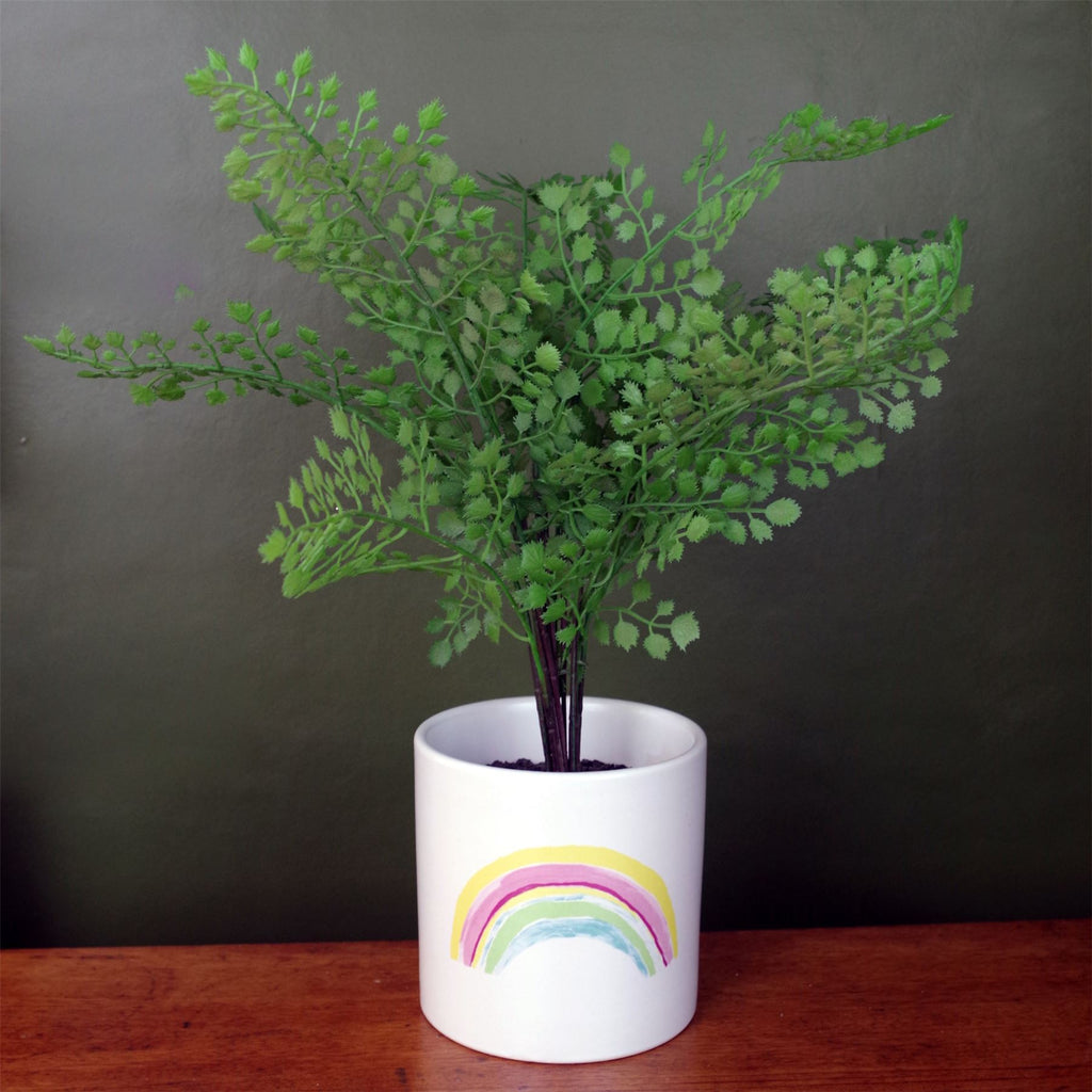 Artificial Plants Ceramic Planters Displays Home Decor Leaf Design Leaf