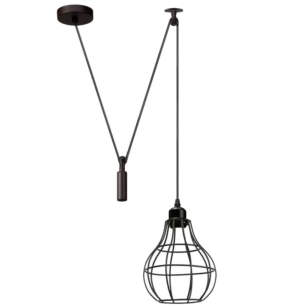 Hanging Pendant Lamp Retro Industrial Vintage Light Ledsone